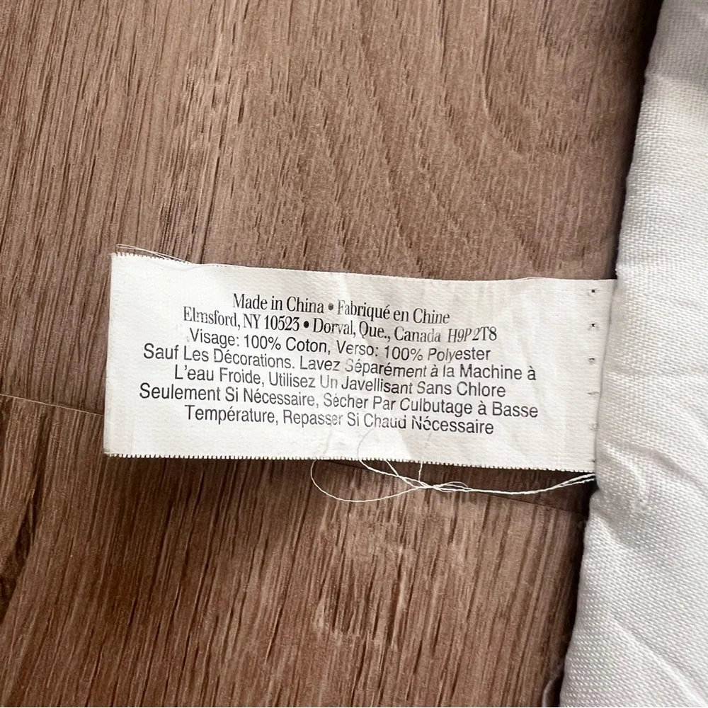 Grasslands Road Brown Cotton Blue With White Embroidered Flower Table Runner 68